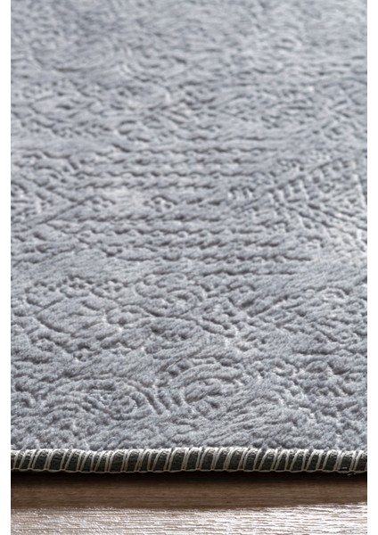 Violet Koleksiyonu Yıkanabilir Kaymaz Taban Salon,oturma Odası,mutfak,antre,koridor Halısı Gri modelleri