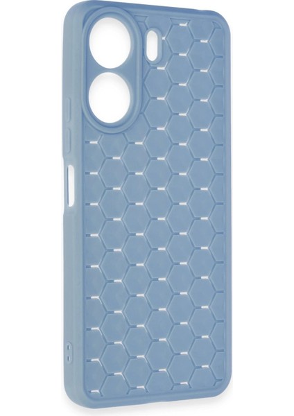 Xiaomi Redmi 13C Kılıf Petek Silikon Kapak - MAVI-(5796) - N620J716-M57620 modelleri