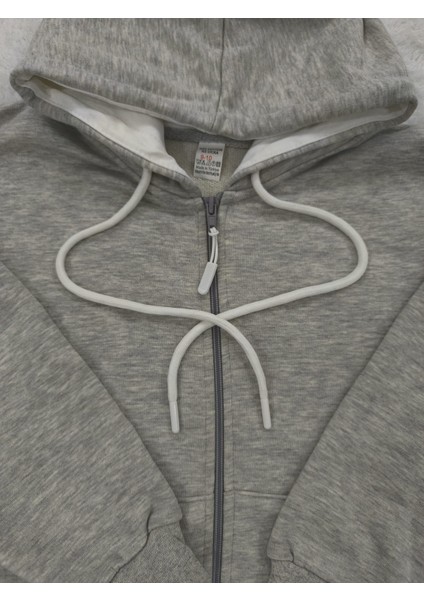 Yüksek Kalite Kapüşonlu ve Fermuarlı Pamuklu Unisex Çocuk Sweatshirt indirimleri