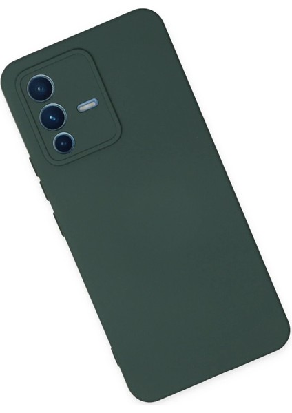 Vivo V23 5g Kılıf Nano Içi Kadife Silikon - Koyu YEŞIL-(5796) - N655J220-M72655 fiyatları