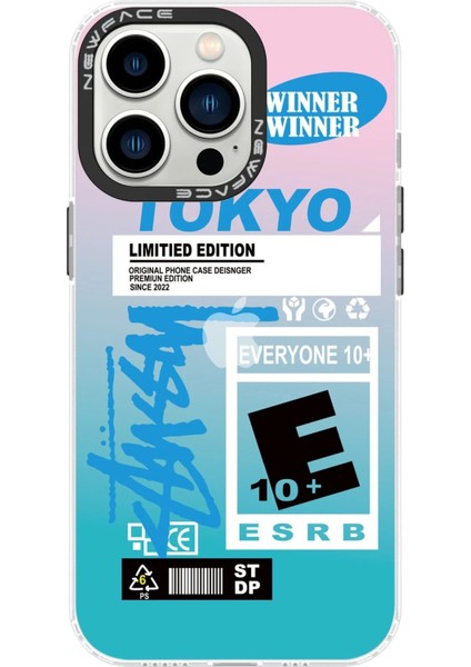 iPhone 14 Pro Kılıf Estoril Desenli Kapak - Estoril - 1-(5796) - N498J408-M85498