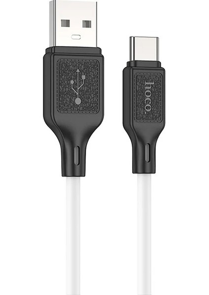 Hoco X90 USB To Type-C 3A Silikon Hızlı Şarj ve Data KABLOSU-(5775) - N098J602-M58098