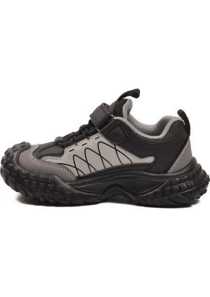 Gri-Siyah Hafif Çocuk Spor Ayakkabı 22677 P fiyatları