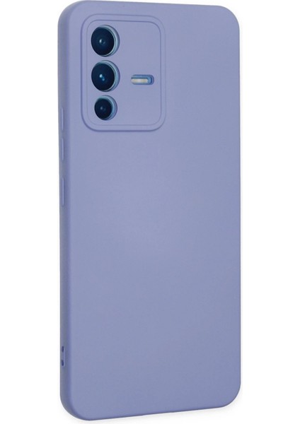 Vivo V23 5g Kılıf Nano Içi Kadife Silikon - LILA-(5796) - N868J900-M01868 modelleri