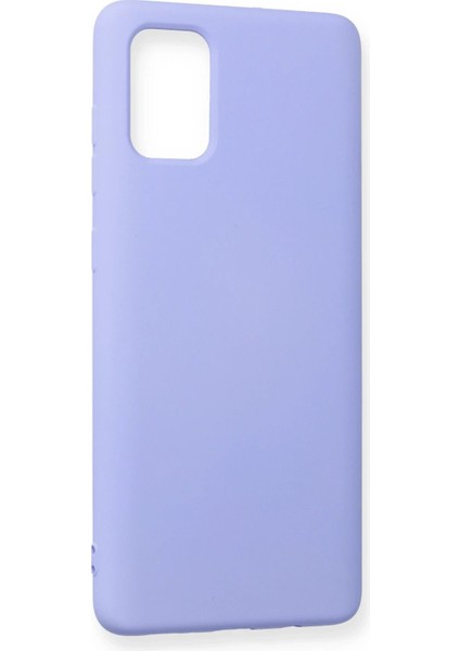 Samsung Galaxy A71 Kılıf Nano Içi Kadife Silikon - LILA-(5796) - N787J787-M85787 fiyatları