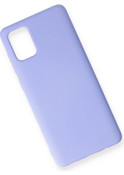 Samsung Galaxy A71 Kılıf Nano Içi Kadife Silikon - LILA-(5796) - N787J787-M85787 modelleri
