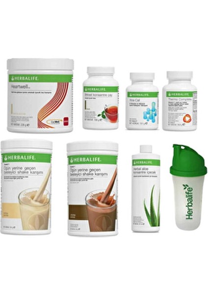 1 Aylık Set Vanilyalı ve Çikolatalı Shake ile Bitkisel Çay 1 Adet fiyatları