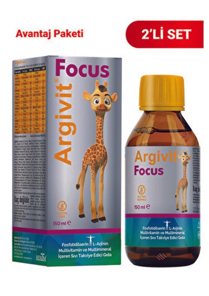 Focus Şurup 2'li Avantajlı Paket 150 ml Zihin Gelişimi İçin Özel Formül modelleri