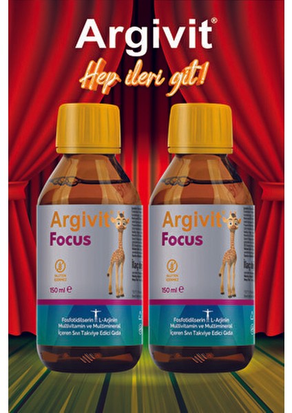 Focus Şurup 2'li Avantajlı Paket 150 ml Zihin Gelişimi İçin Özel Formül