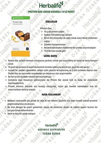 Protein Bar Limon Aromalı 14'lü Paket fiyatları
