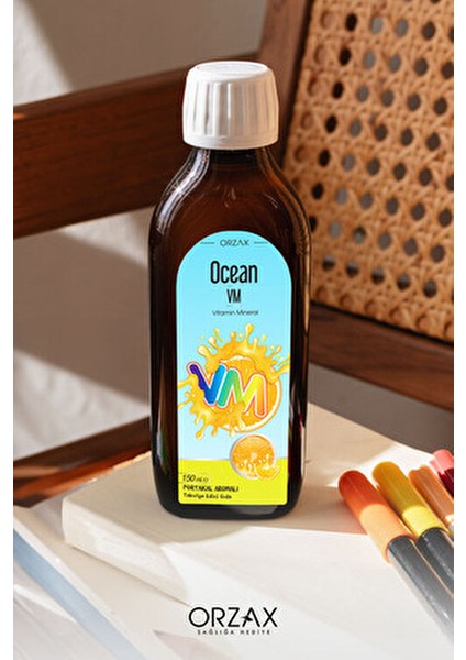 Vitamin Mineral Şurup Portakal Aromalı 150 ml Yorgunluk Azaltıcı ve Bağışıklık Destekleyici indirimleri