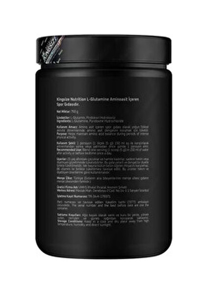 Glutamine Tozu 750 gr 100% L-Glutamin İçerikli Aromasız fiyatları