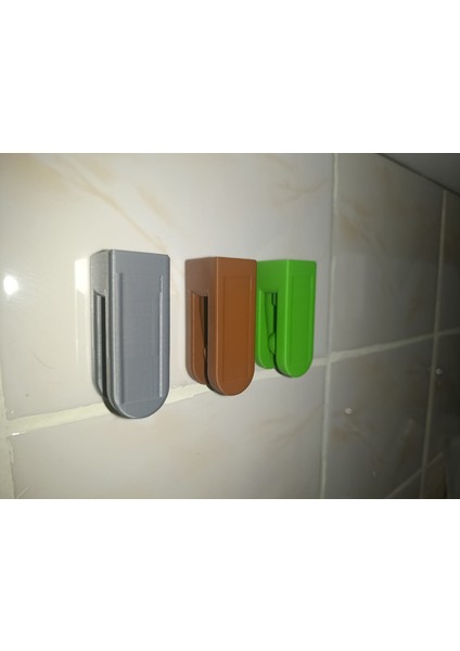 Akıllı Havlu Tutucu 2’li Kahverengi Set – Delmeden Yapışkanlı, Otomatik Top Sistemli Askı fiyatları