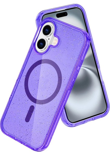 iPhone 16 Plus Kılıf Star Magsafe Kapak - MOR-(5796) - N167J458-M86167 fiyatları