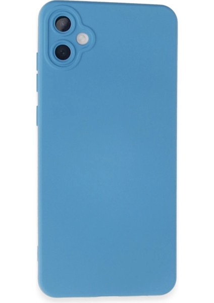 Samsung Galaxy A05 Kılıf Nano Içi Kadife Silikon - MAVI-(5796) - N589J303-M05589