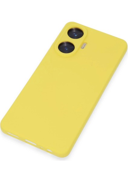 Realme C55 Kılıf Nano Içi Kadife Silikon - SARI-(5796) - N006J397-M86006 modelleri