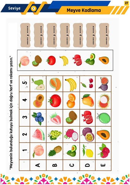 Robotik Kodlama Yaz-Sil Kitabı 4-10 Yaş (Birinci Seviye) modelleri