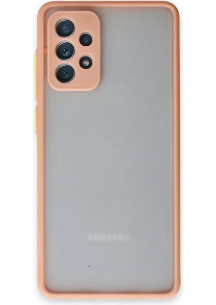 Samsung Galaxy A52 Kılıf Montreal Silikon Kapak - PEMBE-(5796) - N078J562-M52078