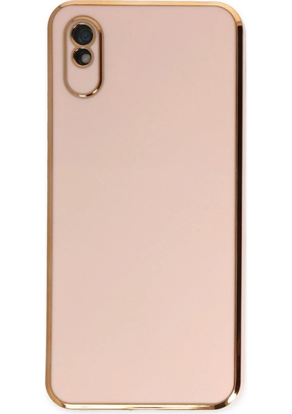 Xiaomi Redmi 9A Kılıf Volet Silikon - PEMBE-(5796) - N558J491-M54558
