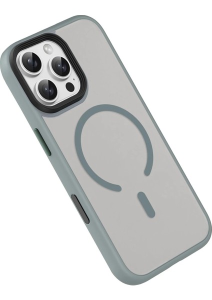 Apple iPhone 16 Pro Max Megane Magsafe Kapak - Titan GRI-(5796) - N403J746-M93403 fırsatları
