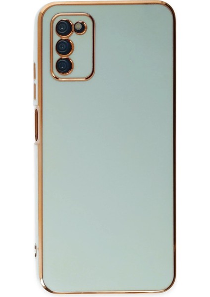 Samsung Galaxy A03S Kılıf Volet Silikon - Açık YEŞIL-(5796) - N061J476-M78061 fiyatları