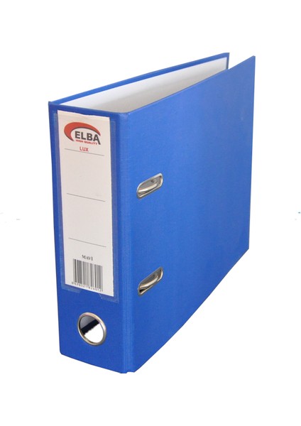 Telgraf Klasör Plastik Lüx Geniş Mavi