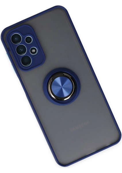 Samsung Galaxy A23 4g Kılıf Montreal Yüzüklü Silikon Kapak - LACIVERT-(5796) - N626J870-M87626 fiyatları