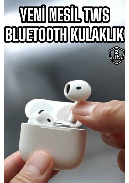 Kaliteli Ucuz Ios ve Android Uyumlu Tws Bluetooth Kulaklık Anc Özelliği