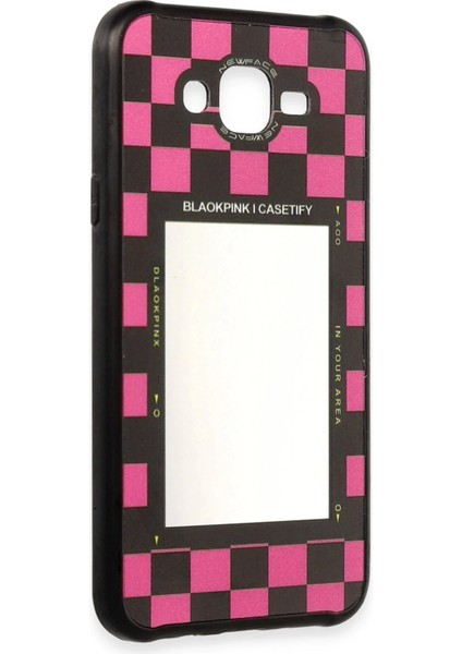 Samsung Galaxy J7 Kılıf Mirror Desenli Kapak - Mirror - 8-(5796) - N968J415-M95968