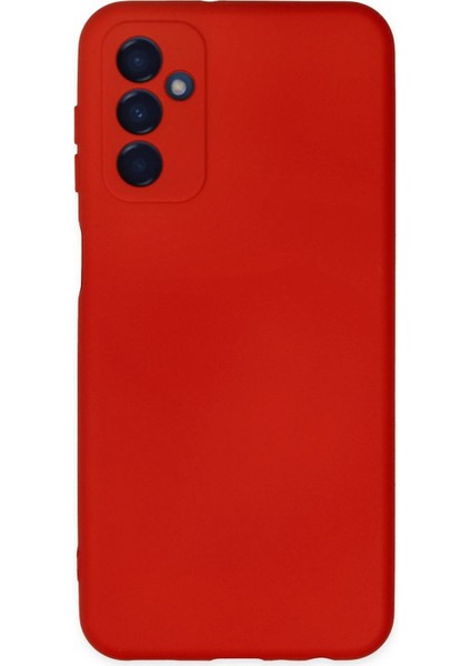 Samsung Galaxy M23 Kılıf Nano Içi Kadife Silikon - KIRMIZI-(5796) - N850J015-M99850
