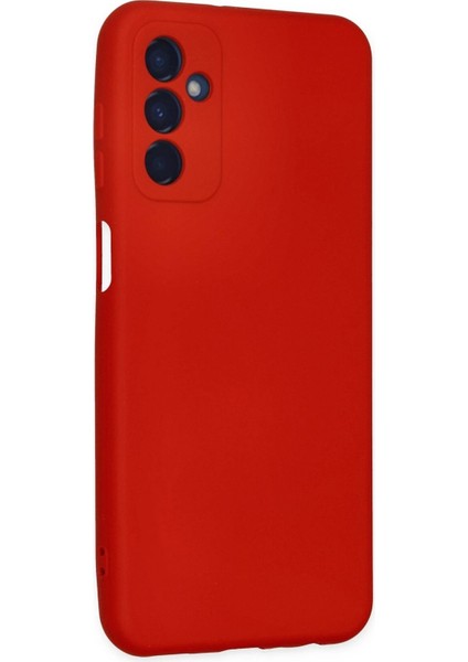 Samsung Galaxy M23 Kılıf Nano Içi Kadife Silikon - KIRMIZI-(5796) - N850J015-M99850 modelleri