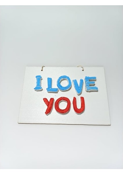 Love Yazılı Askılı Araba ve Duvar Süsü Aksesuar