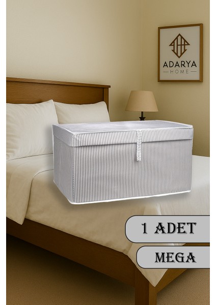 1 Adet Kapaklı Kutu Hurç 60 x 40 x 30 Mega Boy