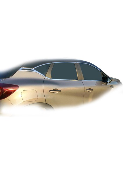 Renault Captur Joy & Touch Uyumlu Cam Çerçevesi Krom 18 Parça 2019 Ve Sonrası Modeller İçin modelleri