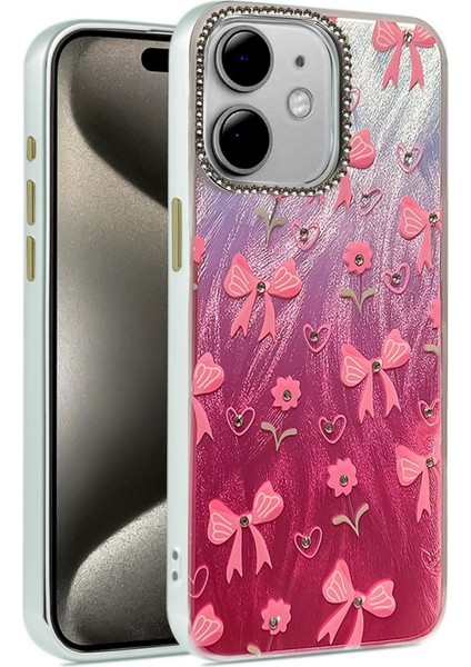 iPhone 11 Kılıf Blade Aynalı Desenli Kapak - Desen 3-(5796) - N677J939-M58677