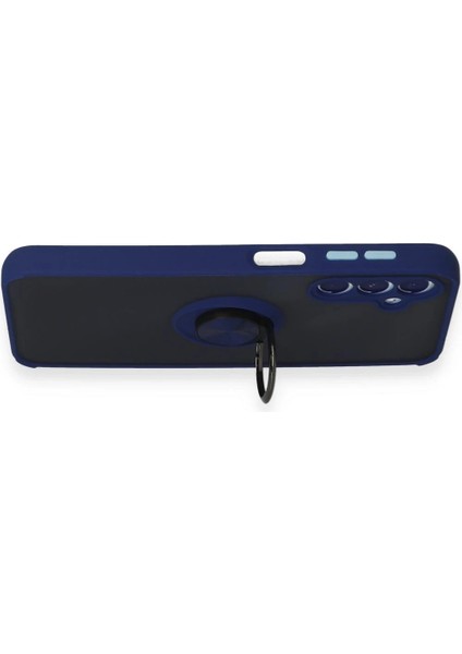 Samsung Galaxy M34 5g Kılıf Montreal Yüzüklü Silikon Kapak - LACIVERT-(5796) - N146J664-M51146 indirimleri