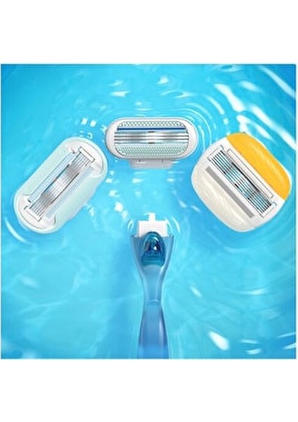 Yedek Tıraş Bıçağı 4'lü + Orkid Platinum Set