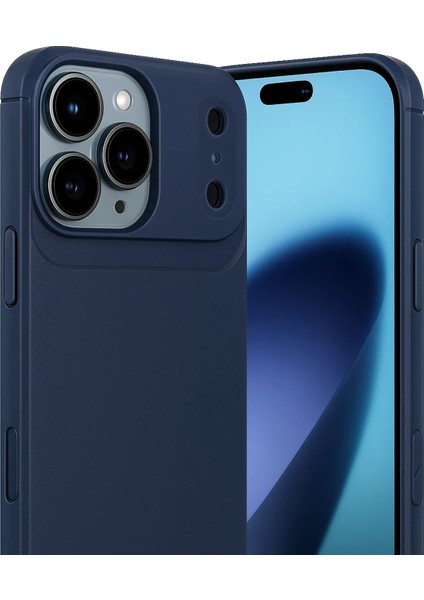 Apple iPhone 17 Pro Max Auto Focus Karbon Kapak - LACIVERT-(5796) - N699J741-M97699