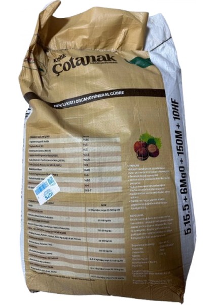 Çotanak Npk 5-15-5 Kışlık Gübre 25 kg Fosfor Ağırlıklı Kompoze Gübre fiyatları