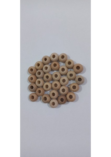 Ahşap Doğal Boncuk 50 Gr. 7 mm modelleri