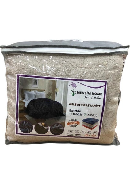 Mevsim Home Çift Kişilik Wellsoft Polar Battaniye Kutulu 200 x 220 modelleri