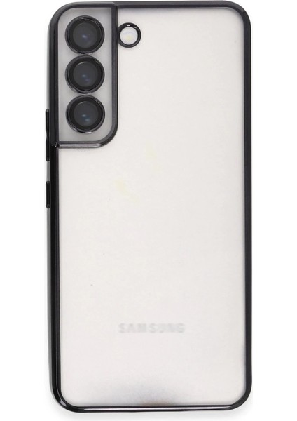 Samsung Galaxy S22 Kılıf Lensli Silikon - SIYAH-(5796) - N685J966-M26685 fiyatları