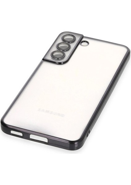 Samsung Galaxy S22 Kılıf Lensli Silikon - SIYAH-(5796) - N685J966-M26685 fırsatları