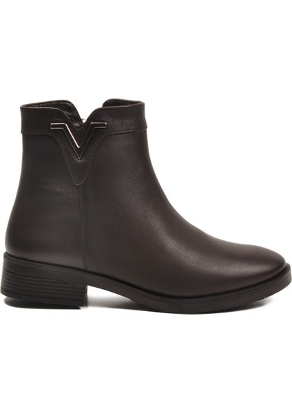 Kahve Hakiki Deri Içi Polarlı Kadın Bot Premium 21893-1 Z fiyatları