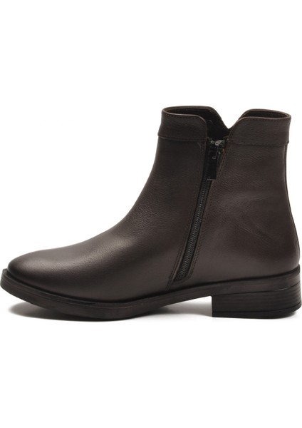 Kahve Hakiki Deri Içi Polarlı Kadın Bot Premium 21893-1 Z fırsatları