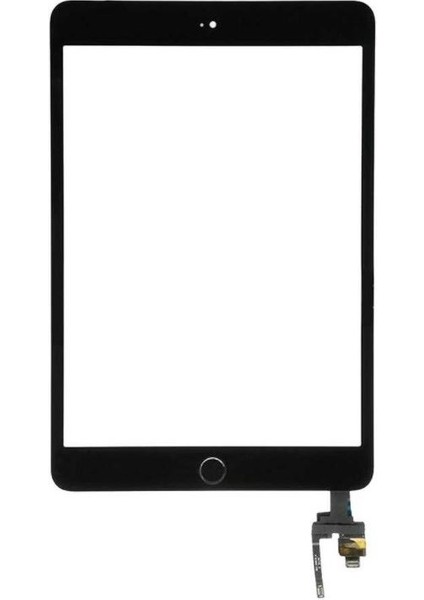 Uyumlu Ipad Mini 3 Touch ( Dokunmatik ) Siyah (Tuşsuz)