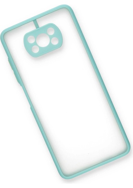 Xiaomi Pocophone X3 Kılıf Montreal Silikon Kapak - TURKUAZ-(5796) - N905J497-M59905 fiyatları