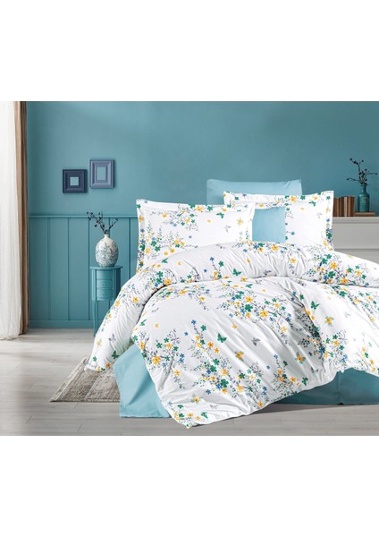 Tek Kişilik Lastikli Çarşaflı 2 Yastıklı Nevresimtakımı