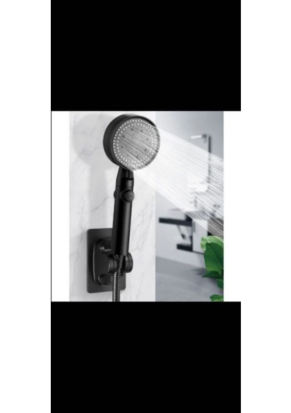 Yapışkanlı Duş Başlığı Tutucu Ayarlı Siyah fiyatları