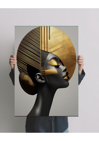 Çerçevesiz Poster, Dijital Baskı Soyut Kadın Temalı Poster, Minimal, Ev, Ofis, Dekorasyon